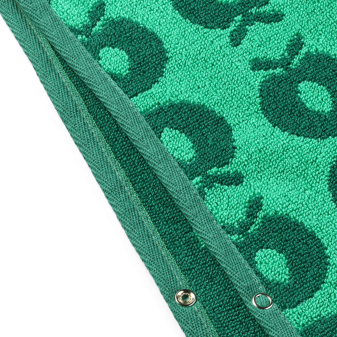 Badeponcho med æbler