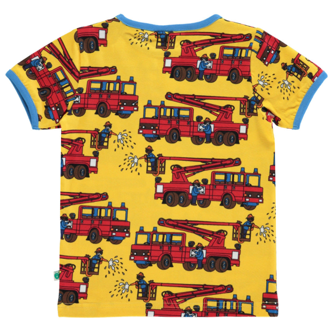 T-shirt med brandbil