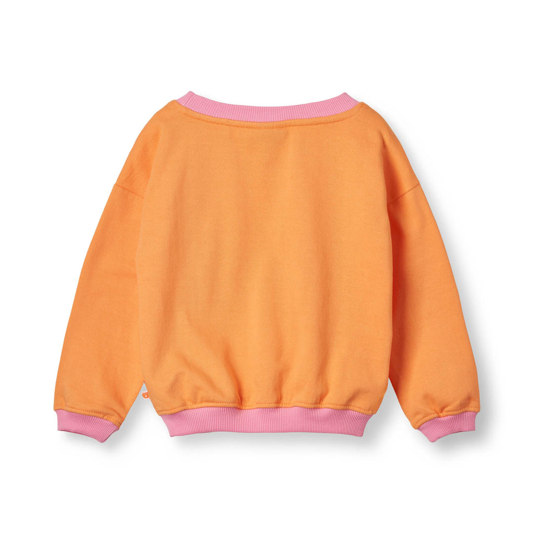 Sweatshirt med sommerfugl - bagside