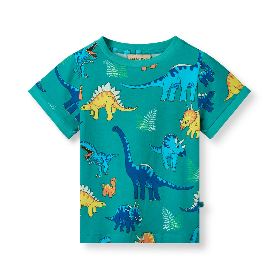 T-shirt med dinosaurer