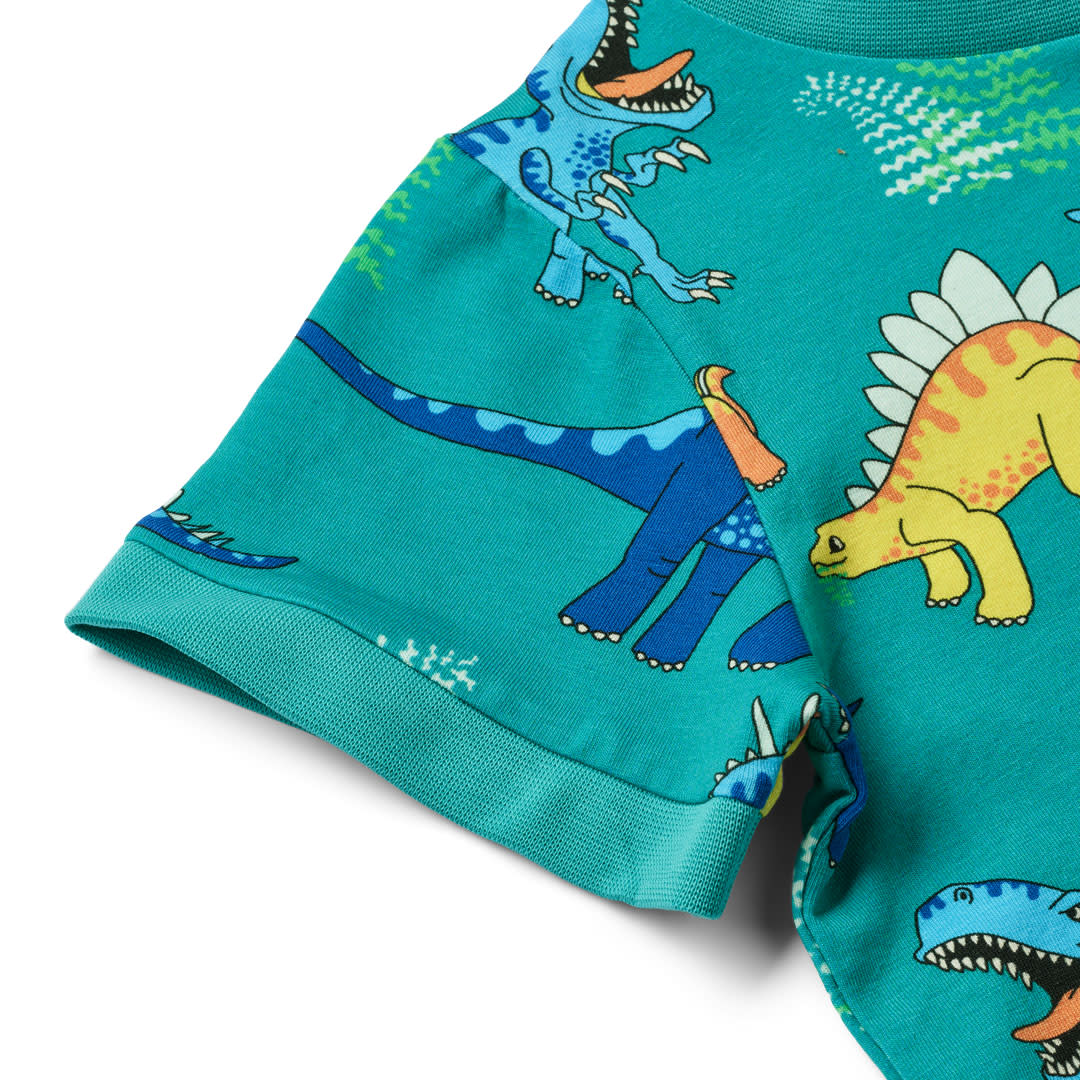 T-shirt med dinosaurer