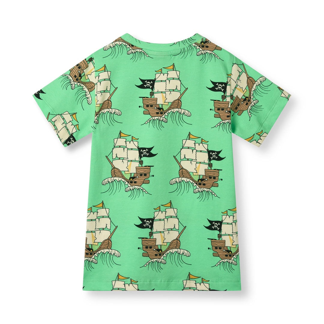 T-shirt med piratskibe
