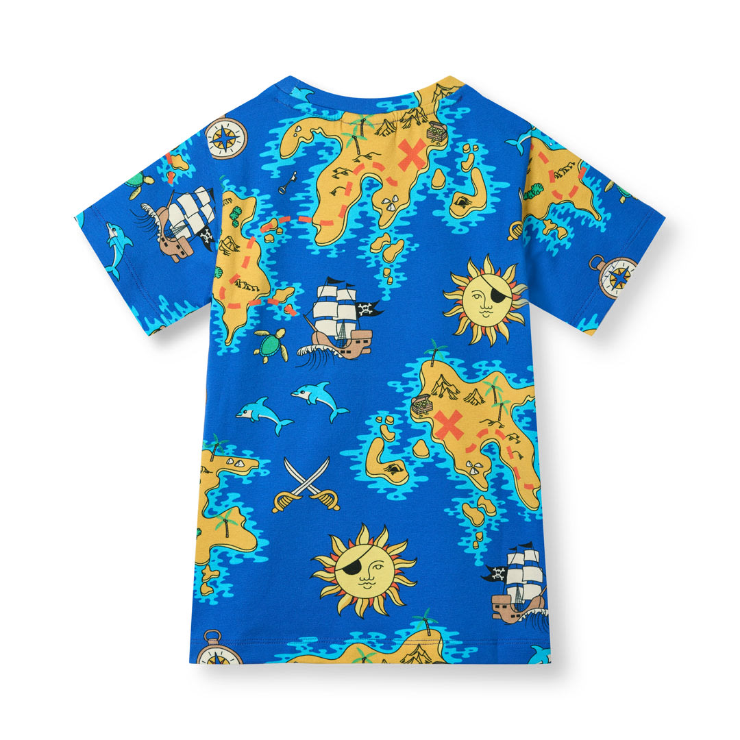 T-shirt med piratkort