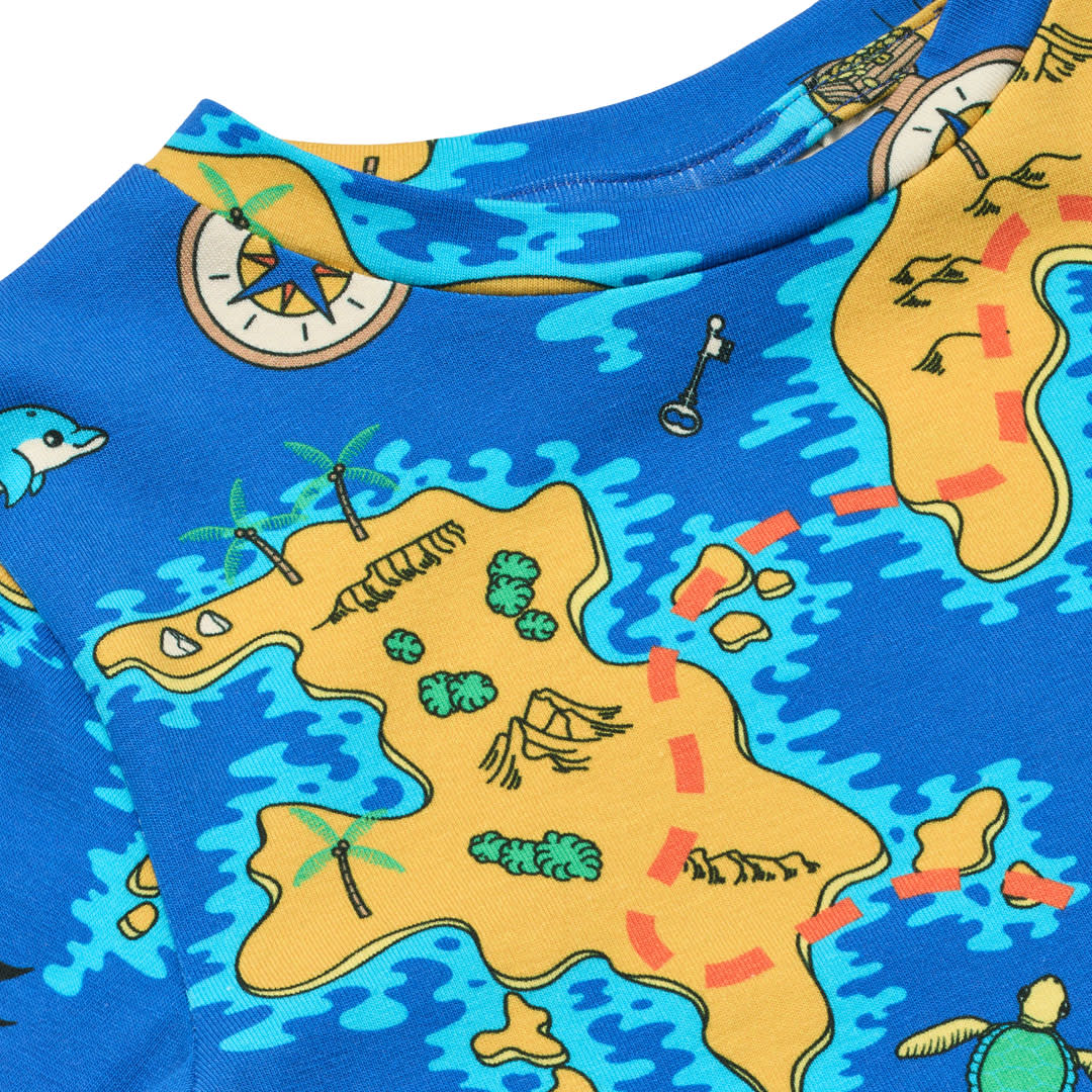 T-shirt med piratkort