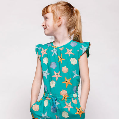 T-shirt med søstjerner