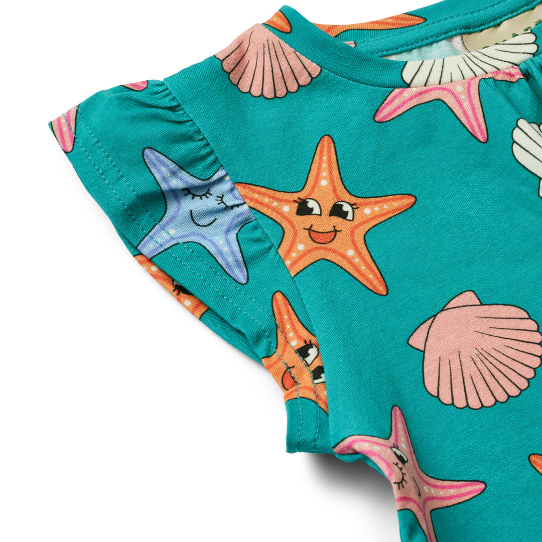 T-shirt med søstjerner
