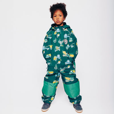 Flyverdragt til børn med køretøjer