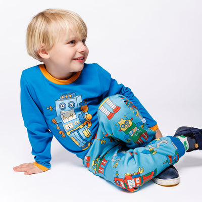 Elstar langærmet bluse med robot