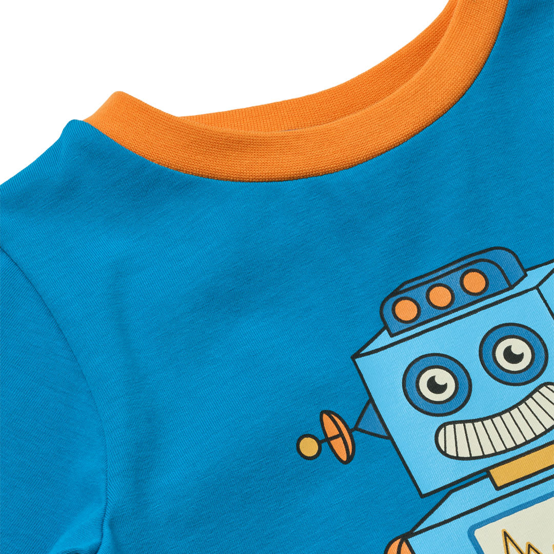 Elstar langærmet bluse med robot