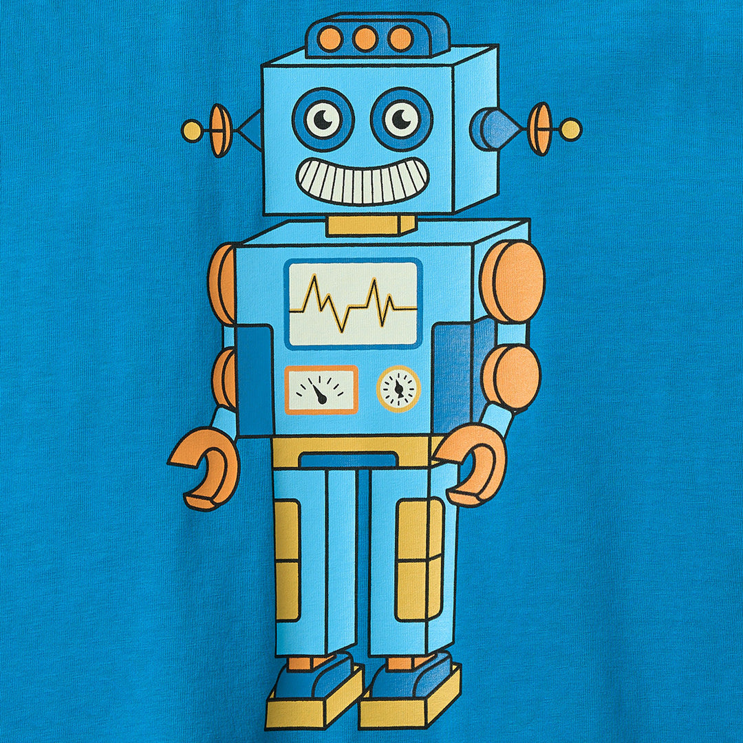Elstar langærmet bluse med robot