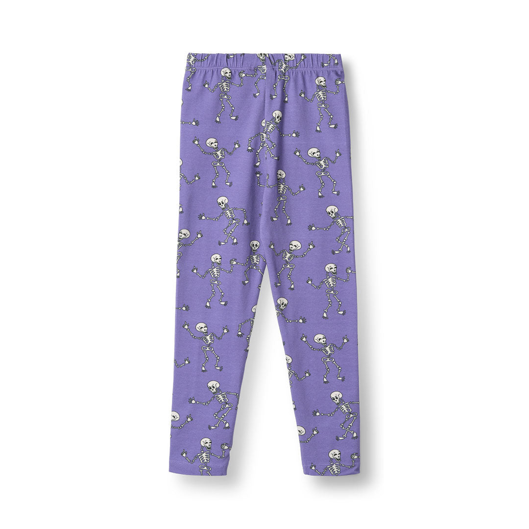 Gala leggings med skeletter