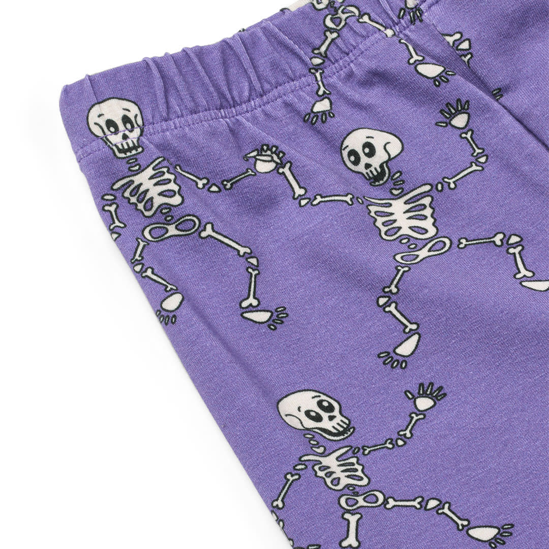 Gala leggings med skeletter