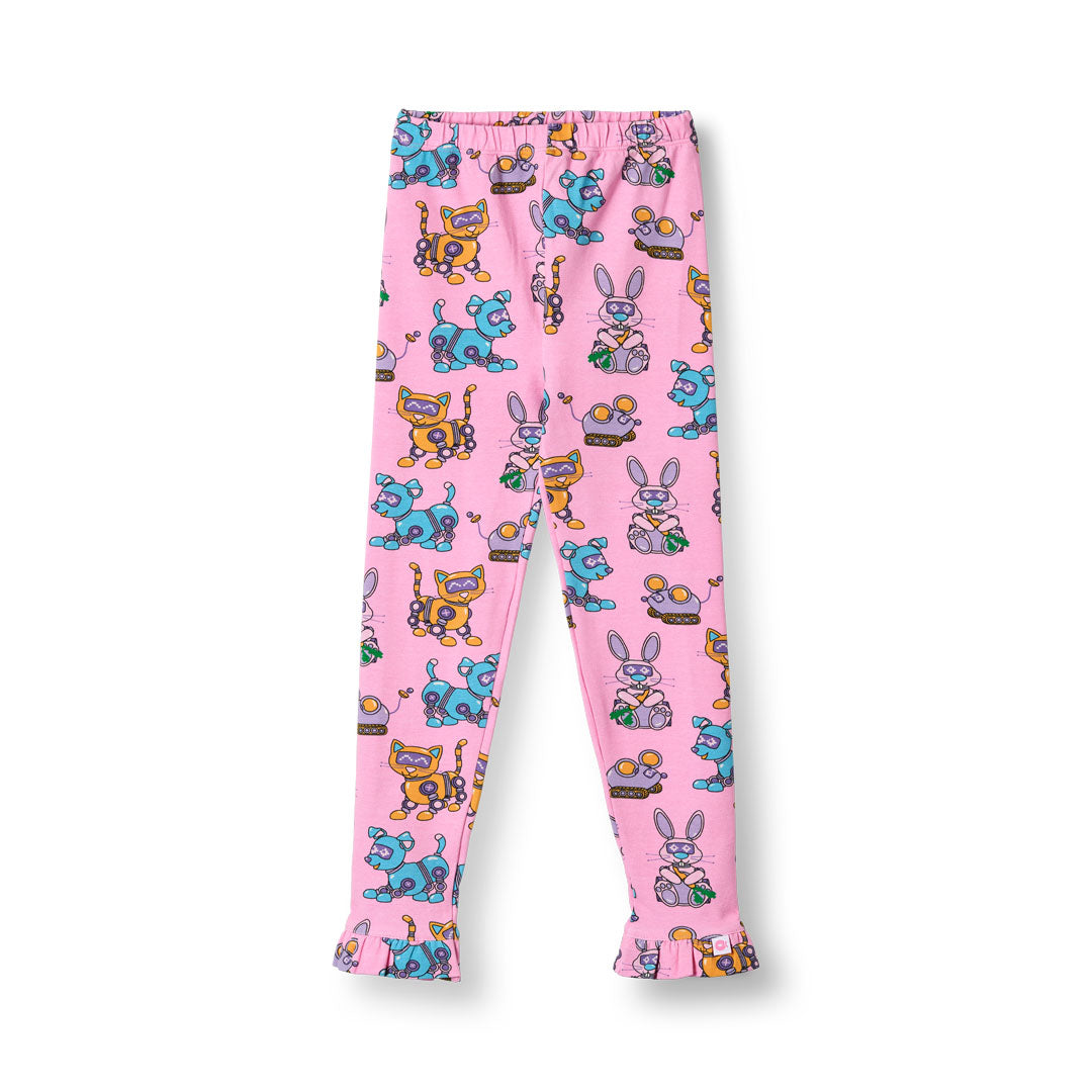 Dabinett leggings med robot kæledyr