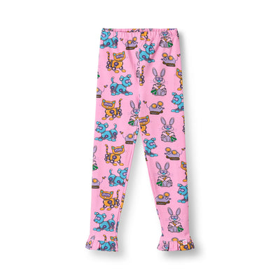 Dabinett leggings med robot kæledyr