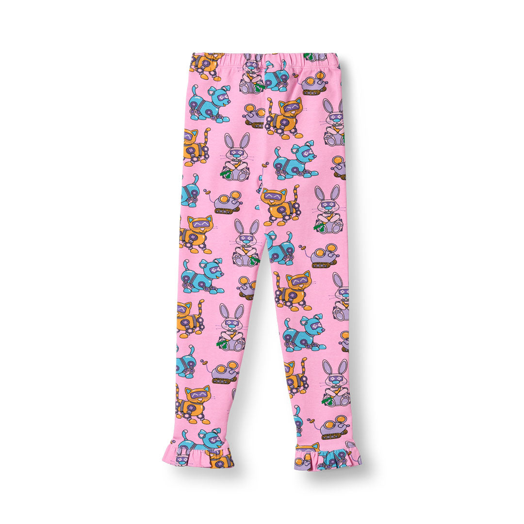 Dabinett leggings med robot kæledyr