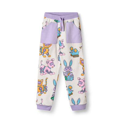 Macoun sweatpants med robot kæledyr