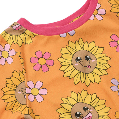 Dabinett kjole med solsikker