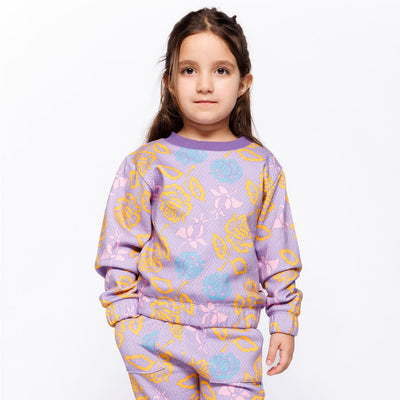 Yapeen sweatshirt med roser