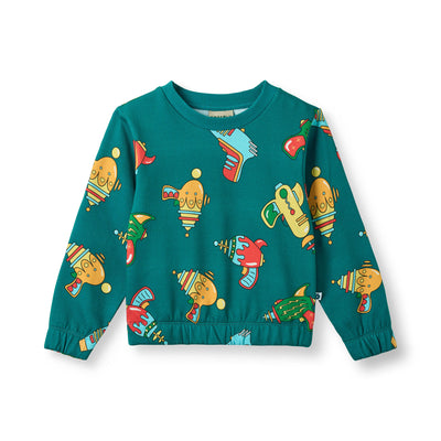 Yapeen sweatshirt med space blasters