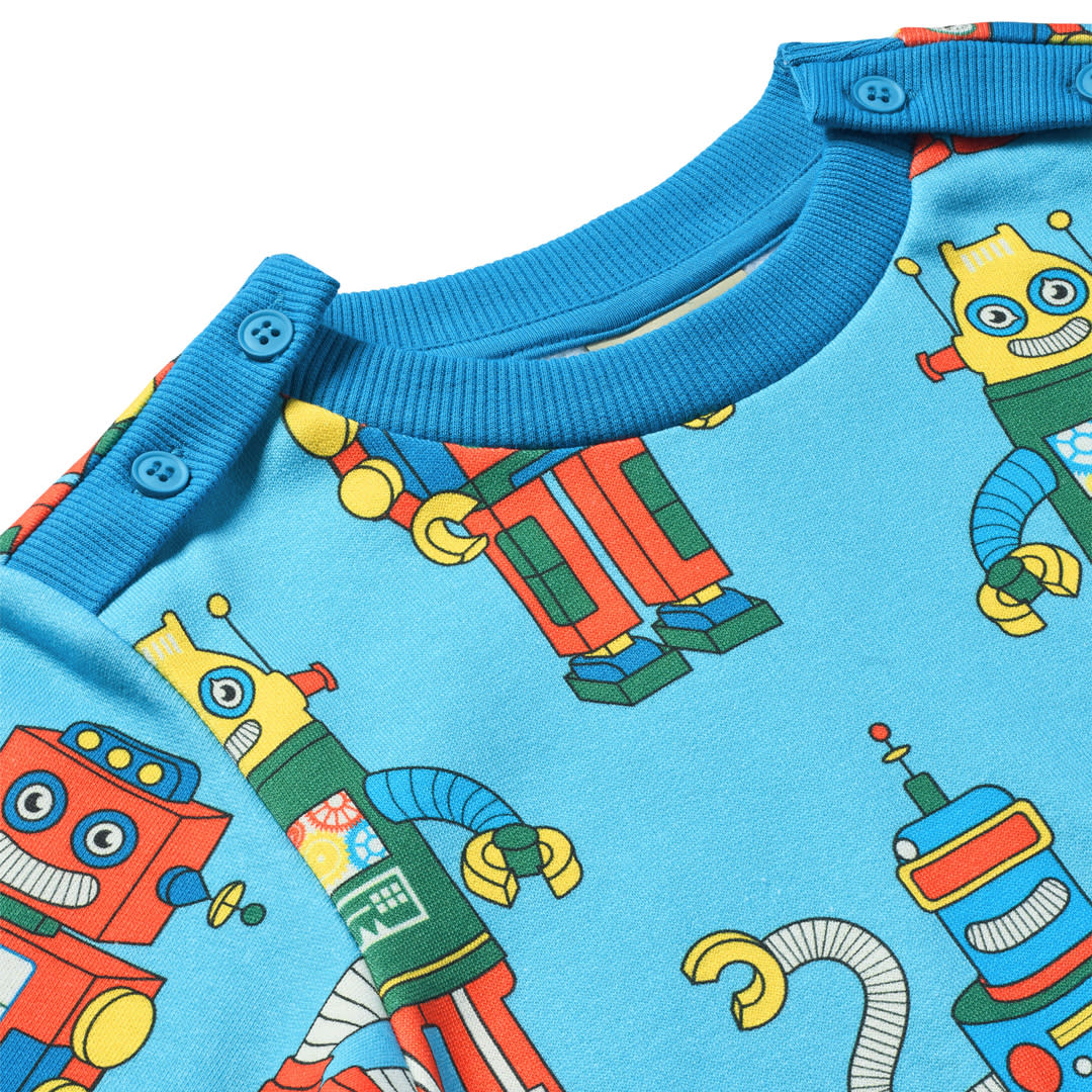 Dayton sweatshirt med robotter