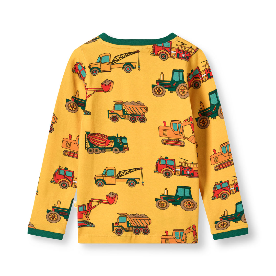 Elstar langærmet bluse med køretøjer