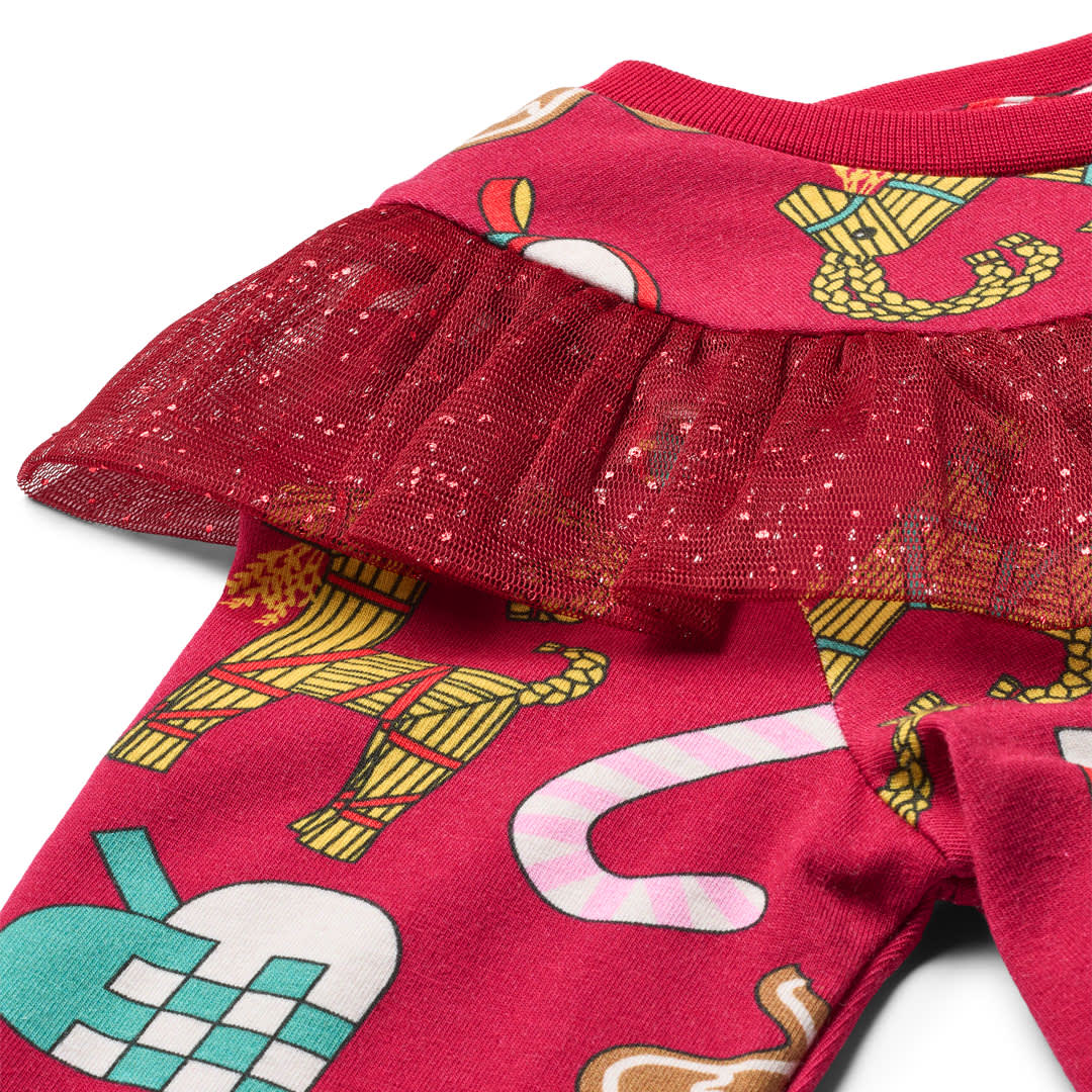 Pinova kjole med julepynt