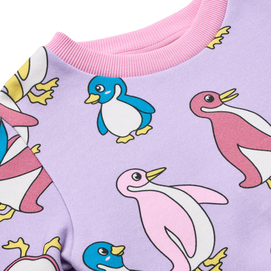 Yapeen sweatshirt med pingviner