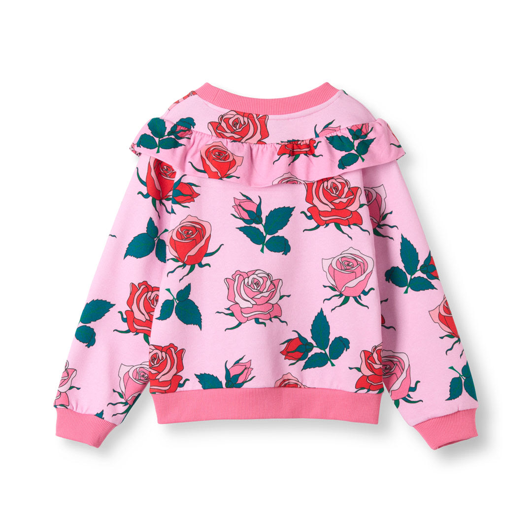 Quincy sweatshirt med roser