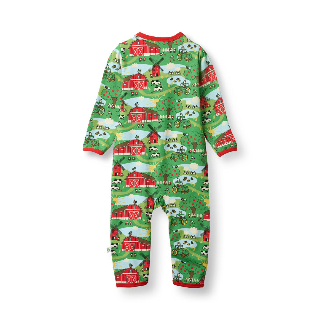 Elstar langærmet heldragt med bondegård