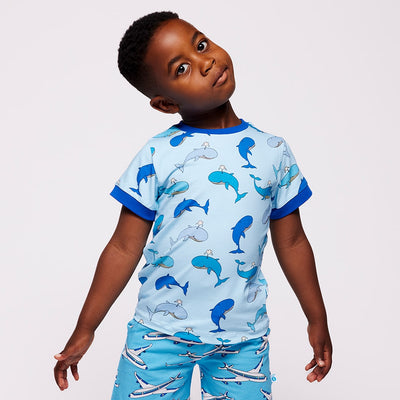 Elstar t-shirt med hvaler