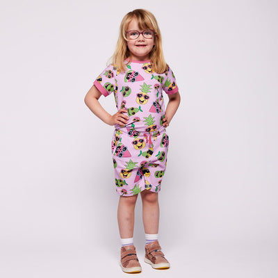 Gala shorts med frugt