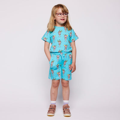 Gala shorts med isdesserter