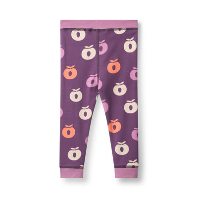 Elstar leggings til baby med æbler