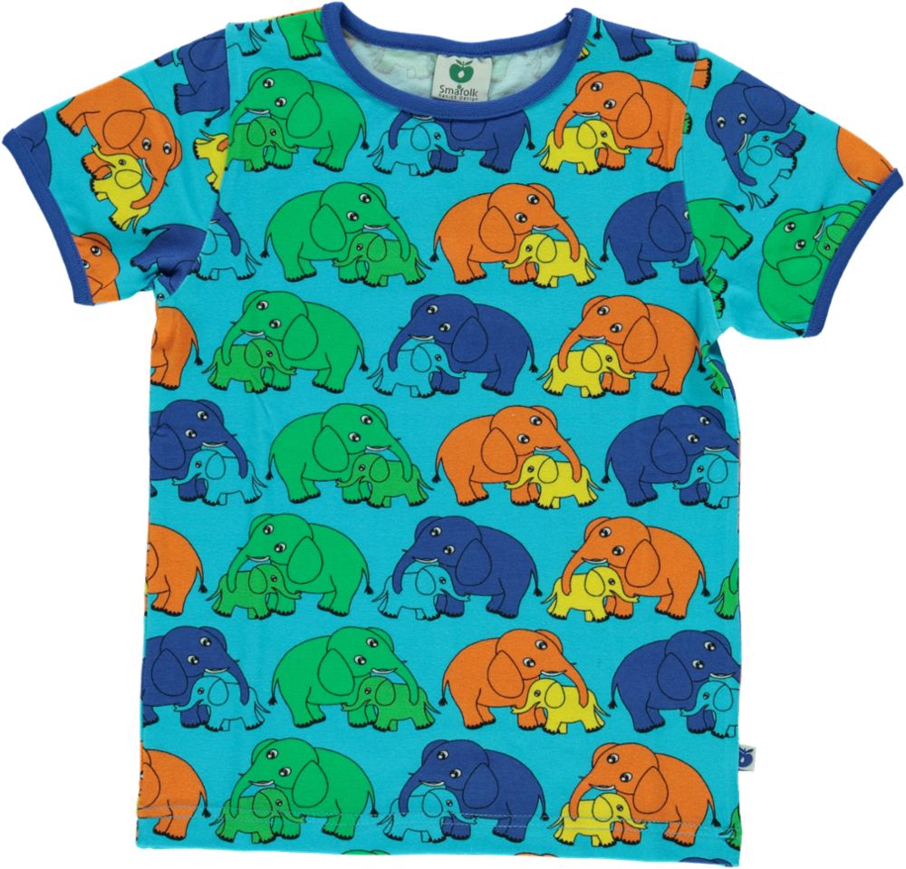 T-shirt med elefant