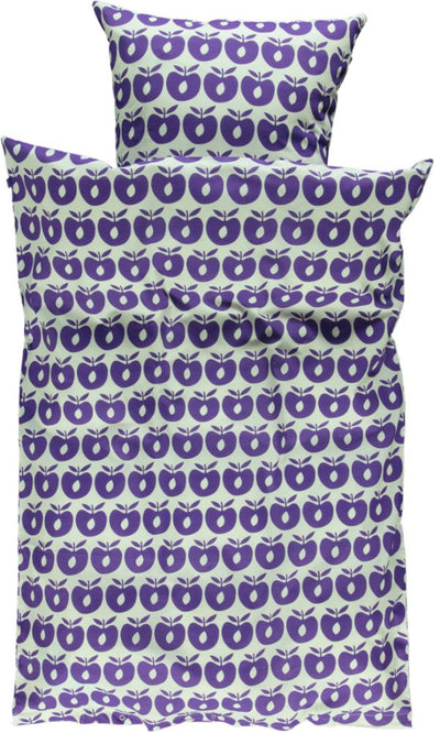 Junior sengetøj 100x140cm med æbler