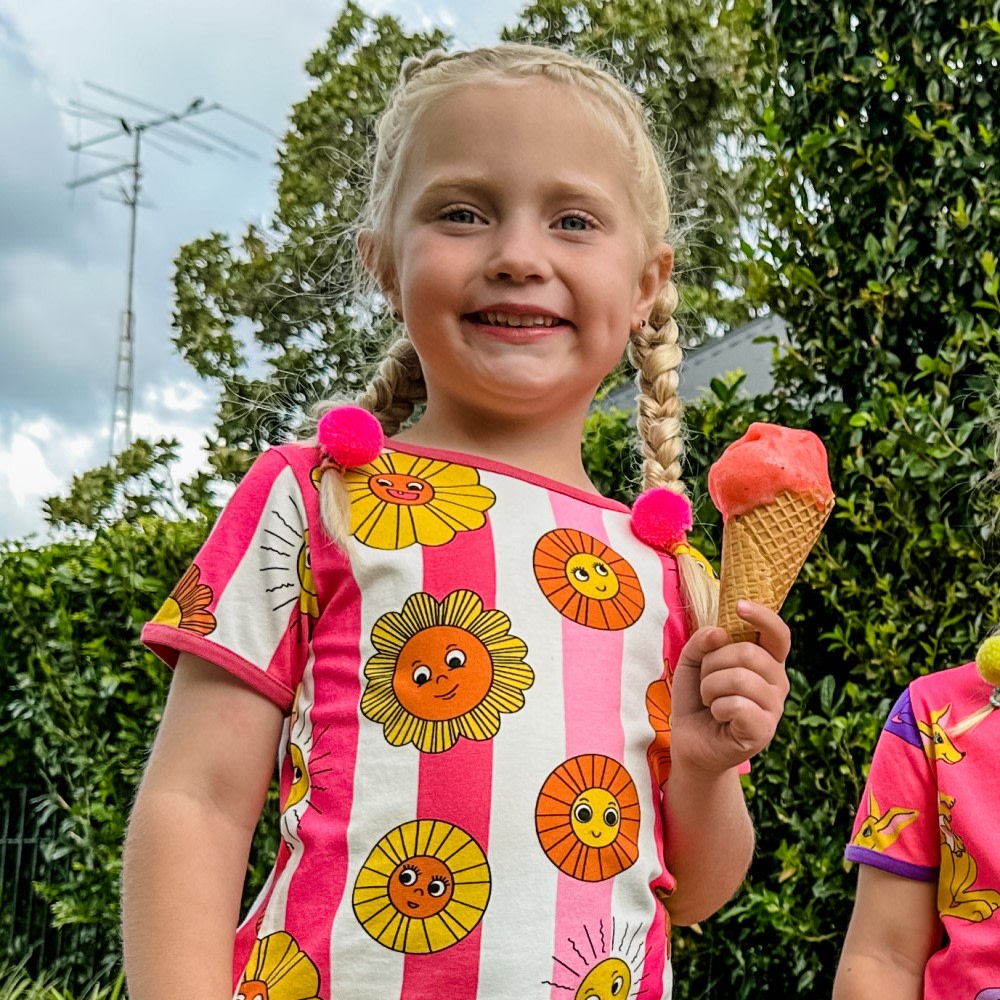 T-shirt med sole