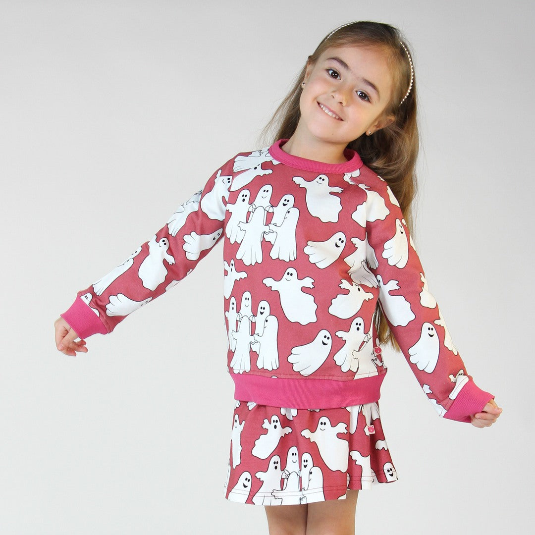 Sweatshirt med spøgelser