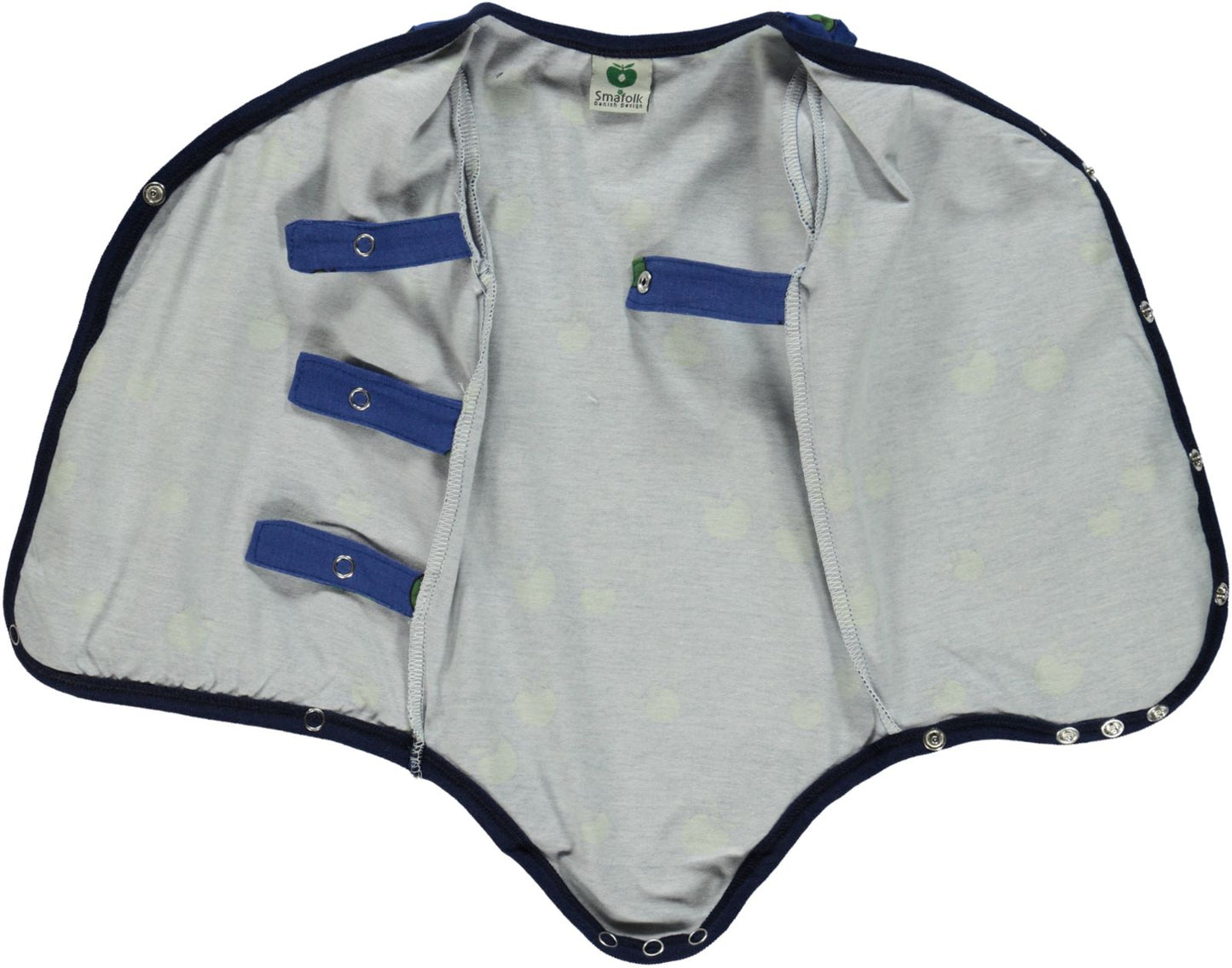 Langærmet body til nyfødte med æbler