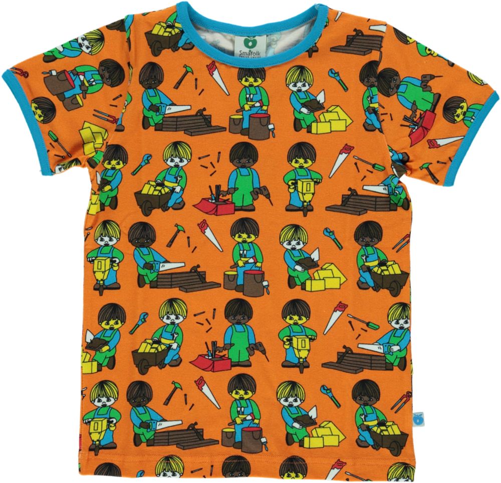 T-shirt med arbejder