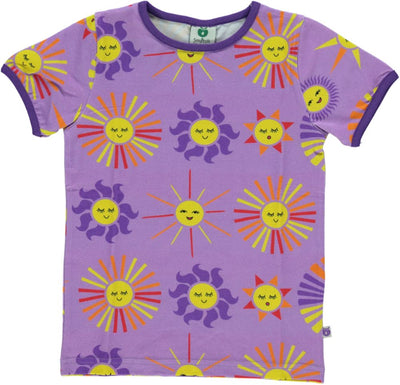 T-shirt med sol til børn fra Småfolk