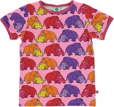 T-shirt med elefant