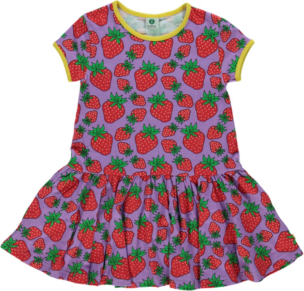 Kjole med jordbær