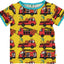T-shirt med brandbiler til børn fra småfolk