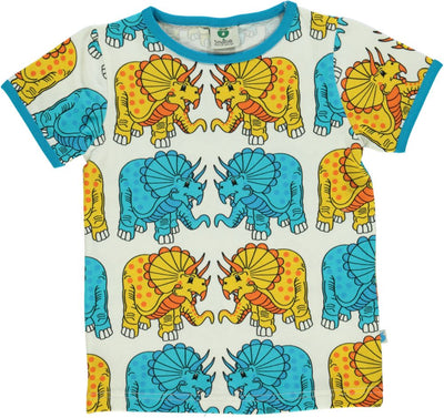 T-shirt med dinosaurer fra Småfolk