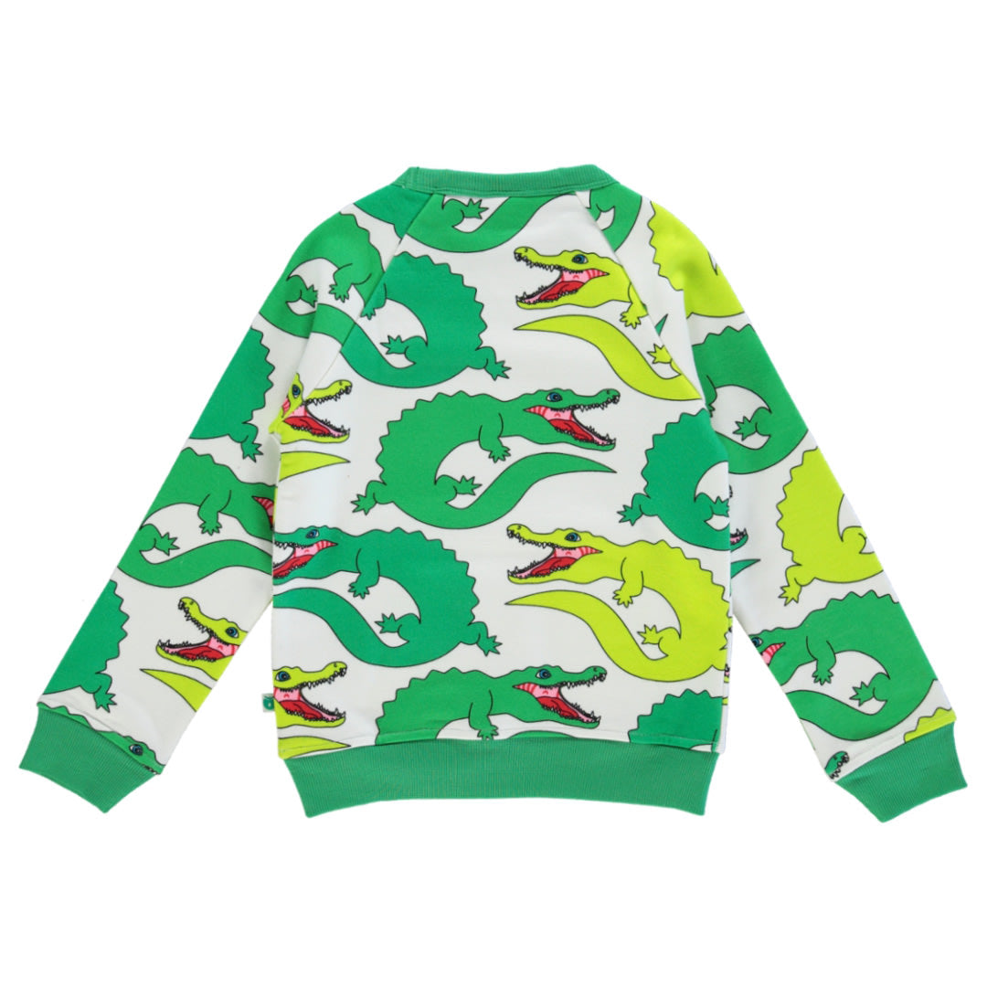 Sweatshirt med krokodiller