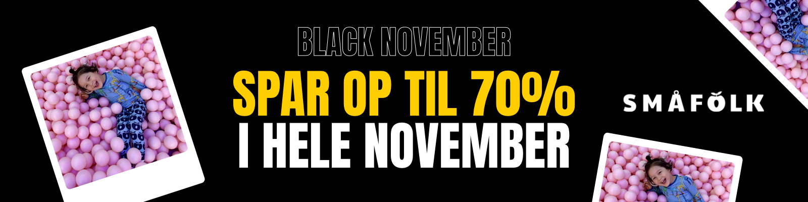 Black November - overtøj på tilbud