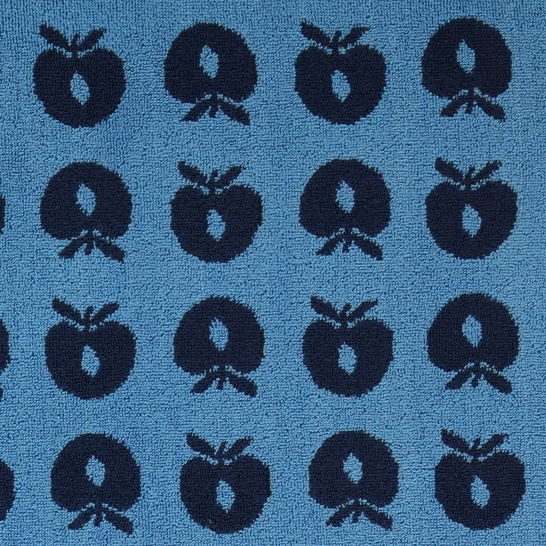 Badehåndklæde til børn 50x100 med retro æbler