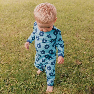 Elstar langærmet heldragt med æbler