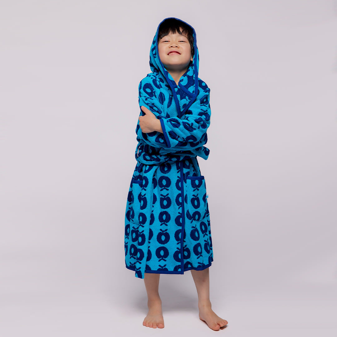 Badekåbe med æbler