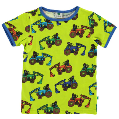 T-shirt med traktorer